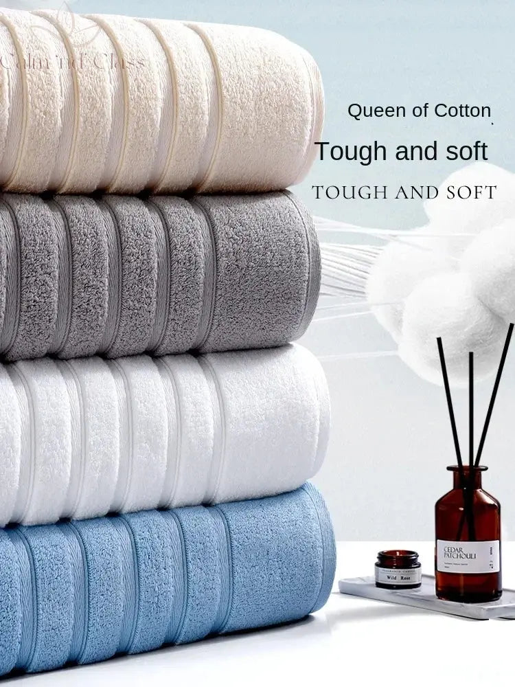 Zhenxi extra large extra thick bath towel pure cotton 90x180 men's and girls' autumn and winter senior cotton bath towel Calm and Class