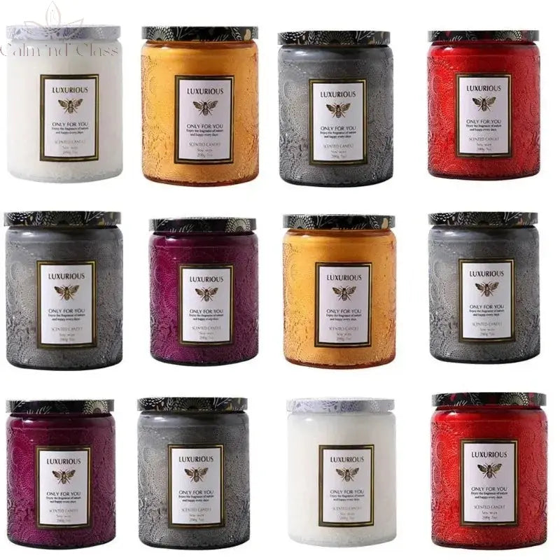 one Fragrant Candle Cans Room Decoration Soy Wax Smokeless Aroma Low Temperature Romantic Oil Fragrance Velas Birthday Candles Calm and Class